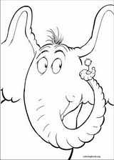 Horton coloring page (008)