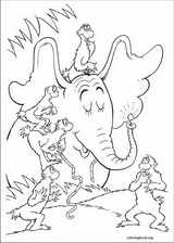 Horton coloring page (013)