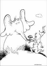 Horton coloring page (028)