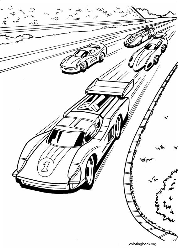 Hot Wheels coloring page (009)