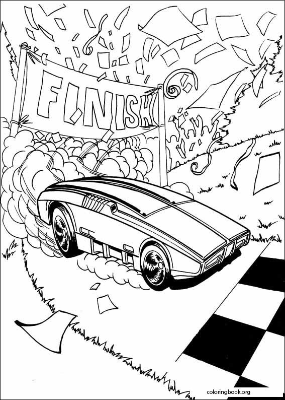 Hot Wheels coloring page (010)
