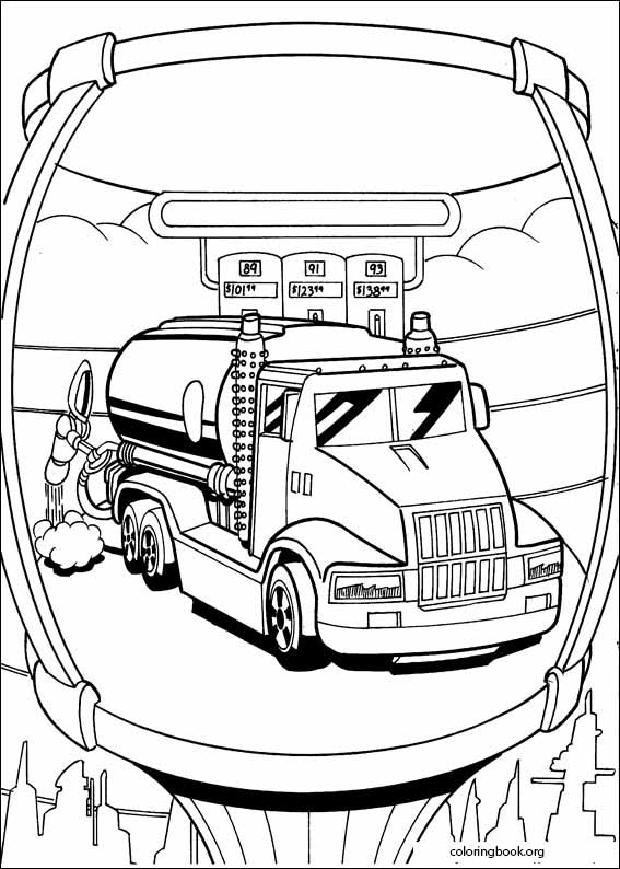 Hot Wheels coloring page (015)