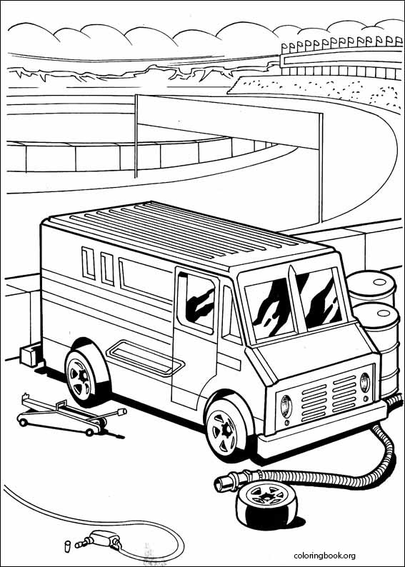 Hot Wheels coloring page (017)