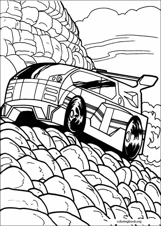Hot Wheels coloring page (022)