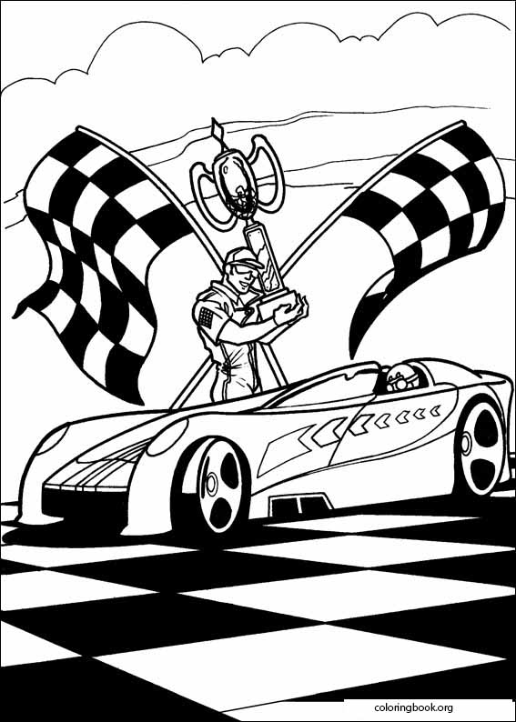 Hot Wheels coloring page (023)