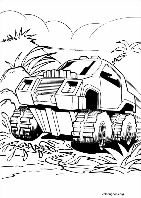 Hot Wheels coloring page (024)