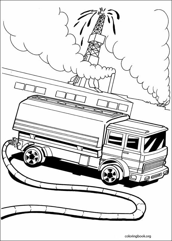 Hot Wheels coloring page (025)
