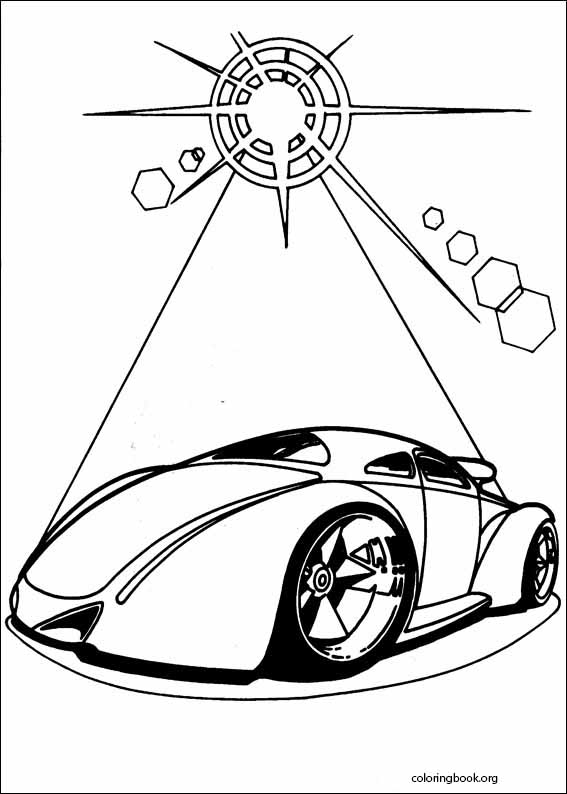 Hot Wheels coloring page (027)