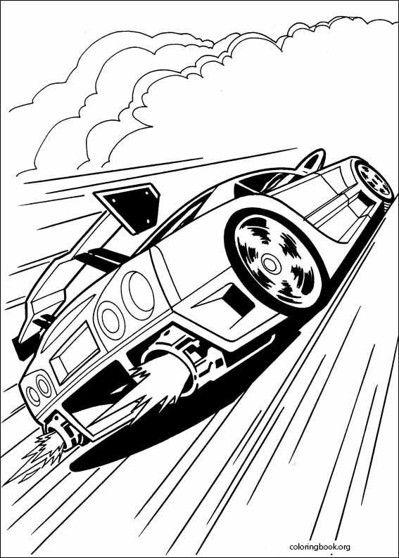 Hot Wheels coloring page (028)