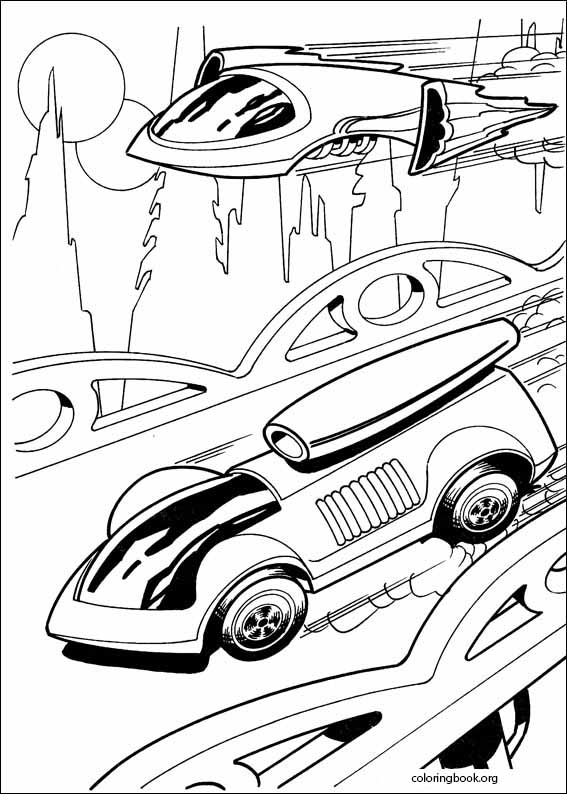 Hot Wheels coloring page (032)