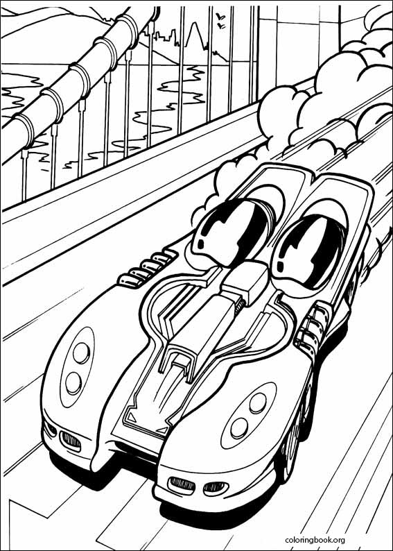 Hot Wheels coloring page (034)