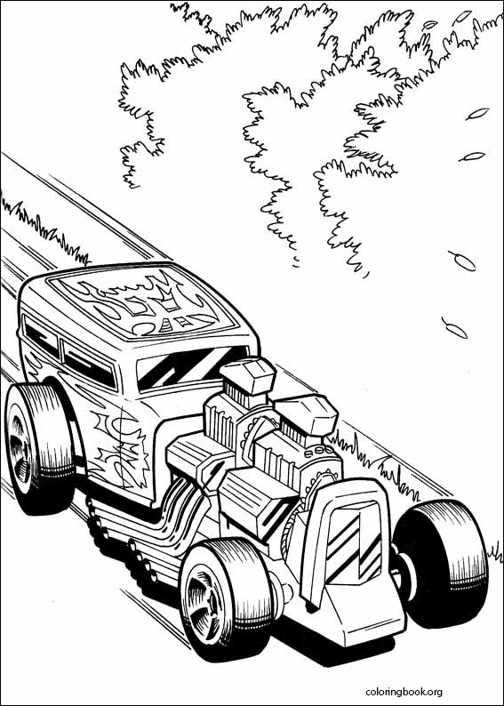 Hot Wheels coloring page (035)