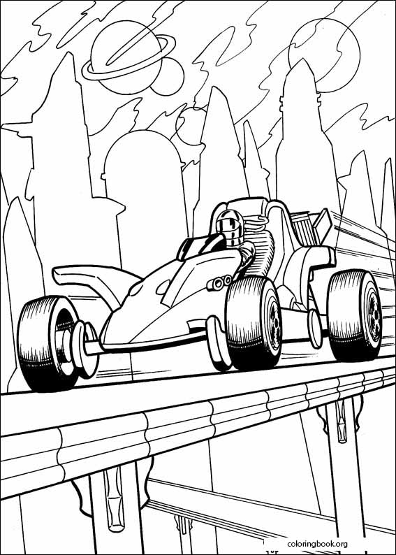 Hot Wheels coloring page (041)