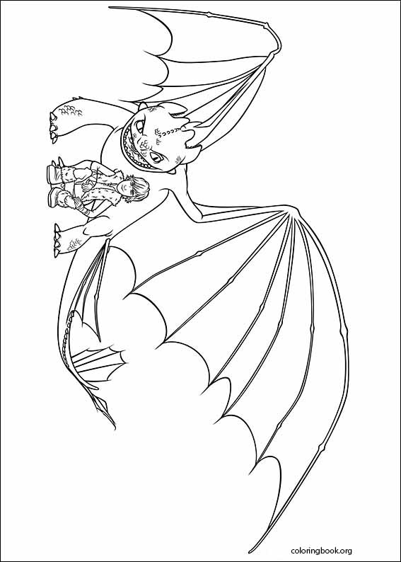 How To Train Your Dragon coloring page (001)