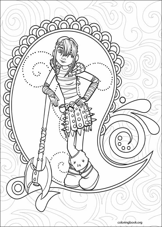 How To Train Your Dragon coloring page (002)