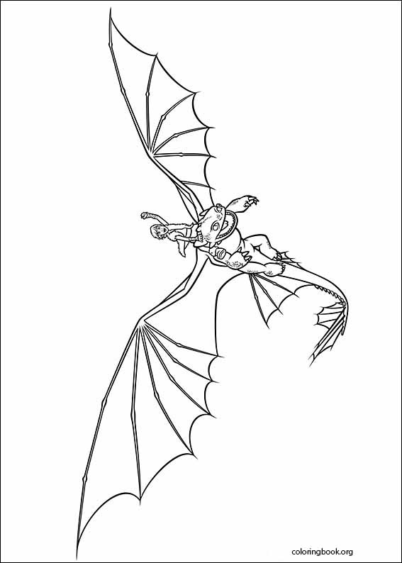 How To Train Your Dragon coloring page (017)