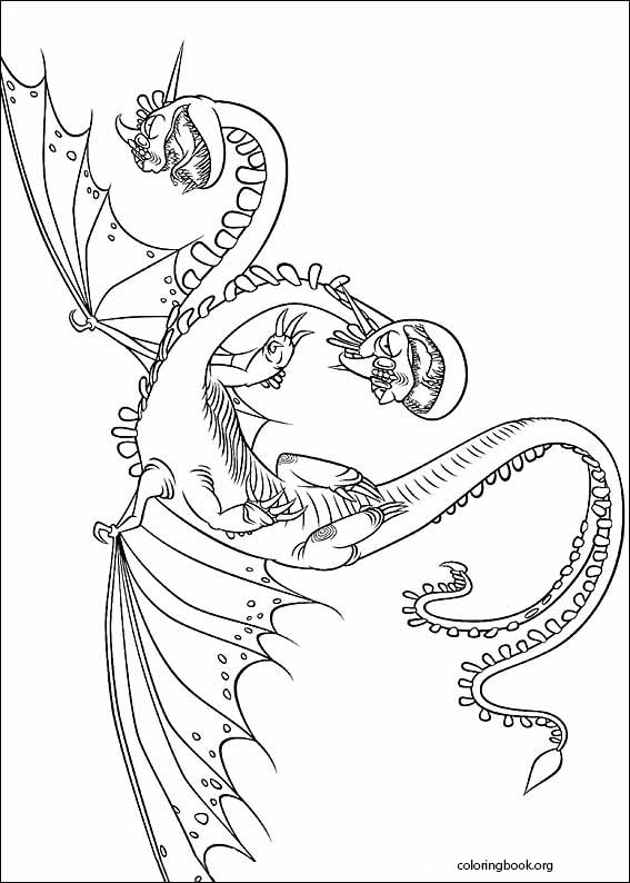 How To Train Your Dragon coloring page (018)