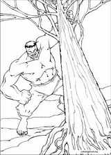 Hulk coloring page (028)