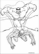 Hulk coloring page (040)
