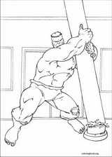 Hulk coloring page (045)