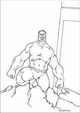 Hulk coloring page (047)