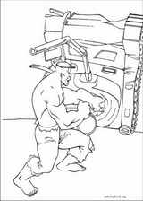 Hulk coloring page (056)