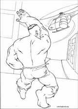 Hulk coloring page (063)
