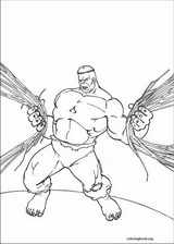 Hulk coloring page (065)