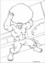 Hulk coloring page (068)