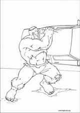 Hulk coloring page (070)