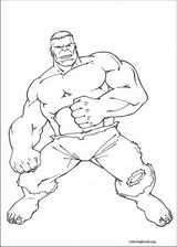 Hulk coloring page (071)