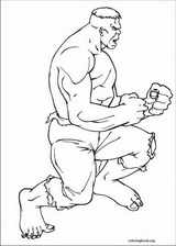 Hulk coloring page (074)