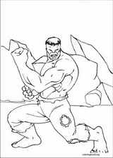 Hulk coloring page (079)