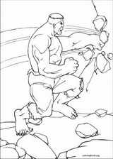 Hulk coloring page (080)