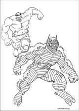 Hulk coloring page (087)