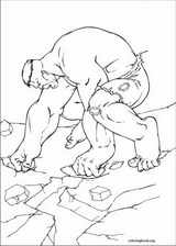 Hulk coloring page (095)
