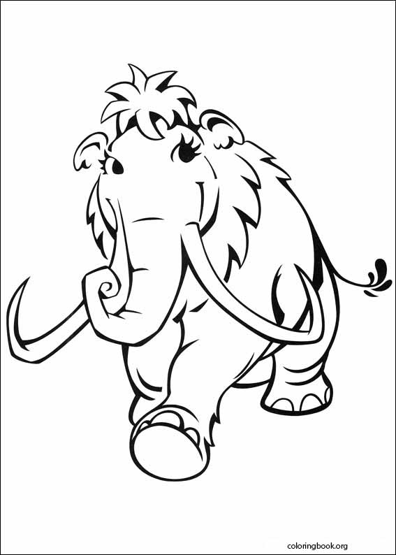Ice Age coloring page (003)