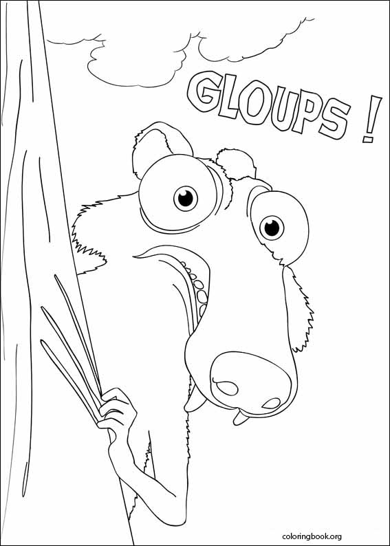 Ice Age coloring page (007)