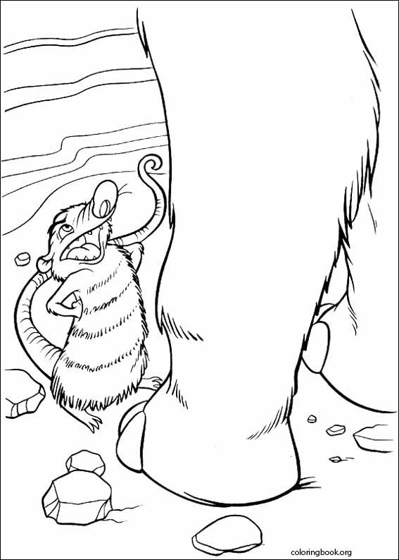 Ice Age coloring page (012)