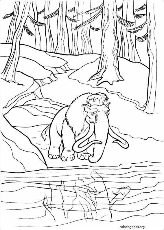 Ice Age coloring page (013)