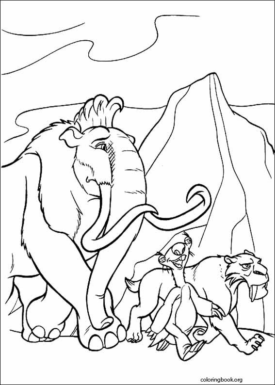 Ice Age coloring page (014)