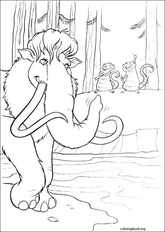 Ice Age coloring page (021)