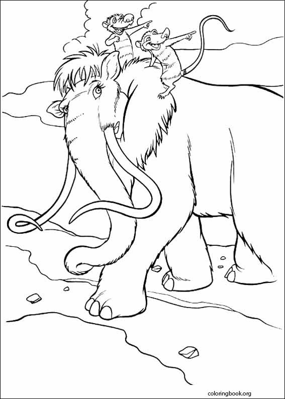 Ice Age coloring page (028)