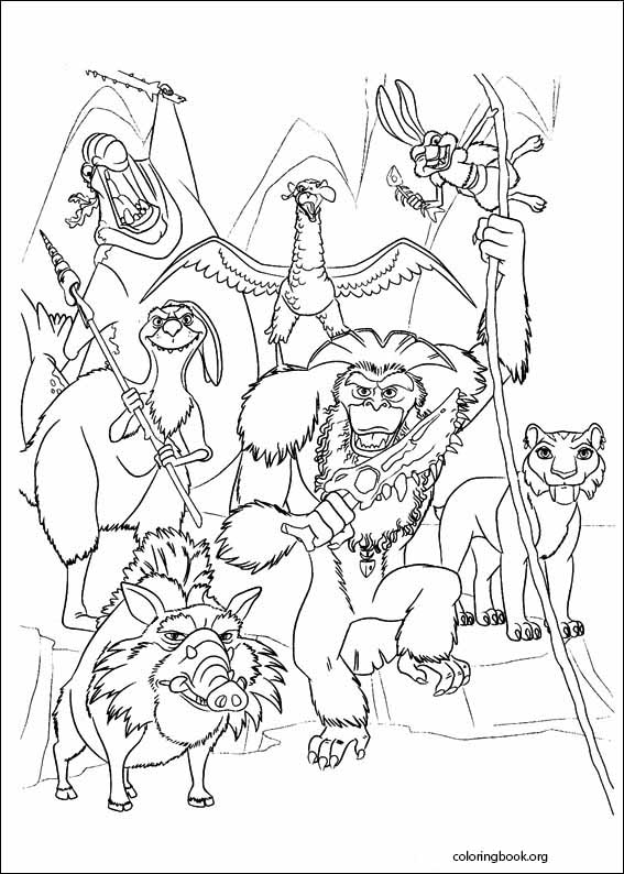 Ice Age : Continental Drift coloring page (006)