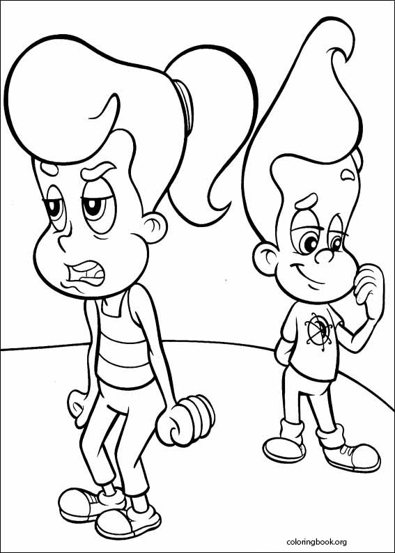 Jimmy Neutron coloring page (004)