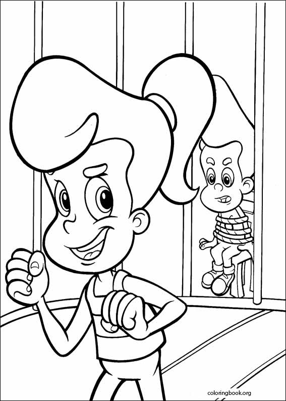 Jimmy Neutron coloring page (007)