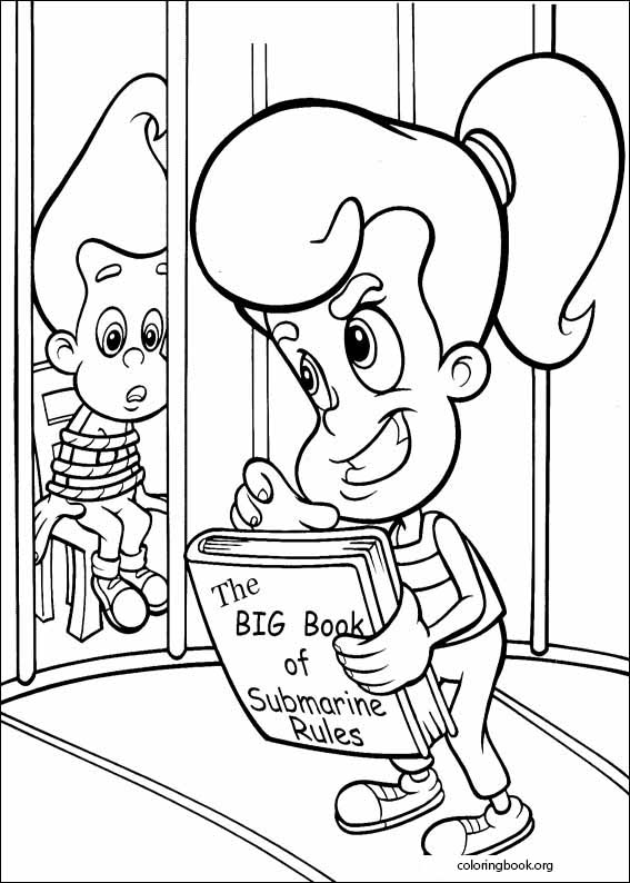 Jimmy Neutron coloring page (008)