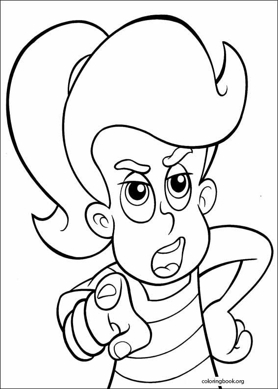 Jimmy Neutron coloring page (009)