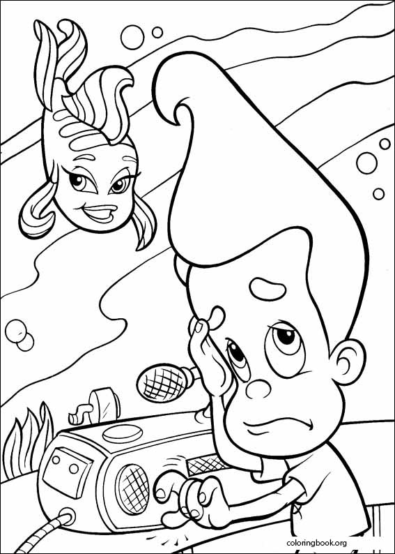 Jimmy Neutron coloring page (012)