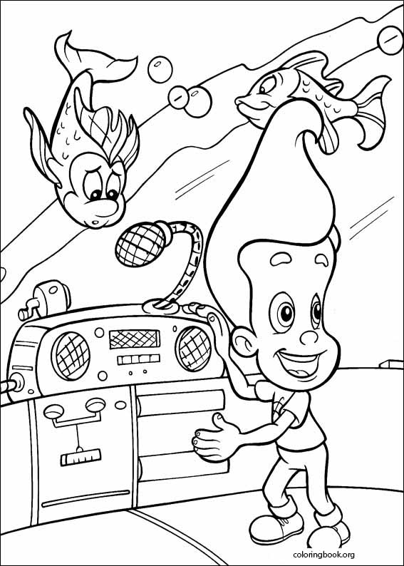 Jimmy Neutron coloring page (014)